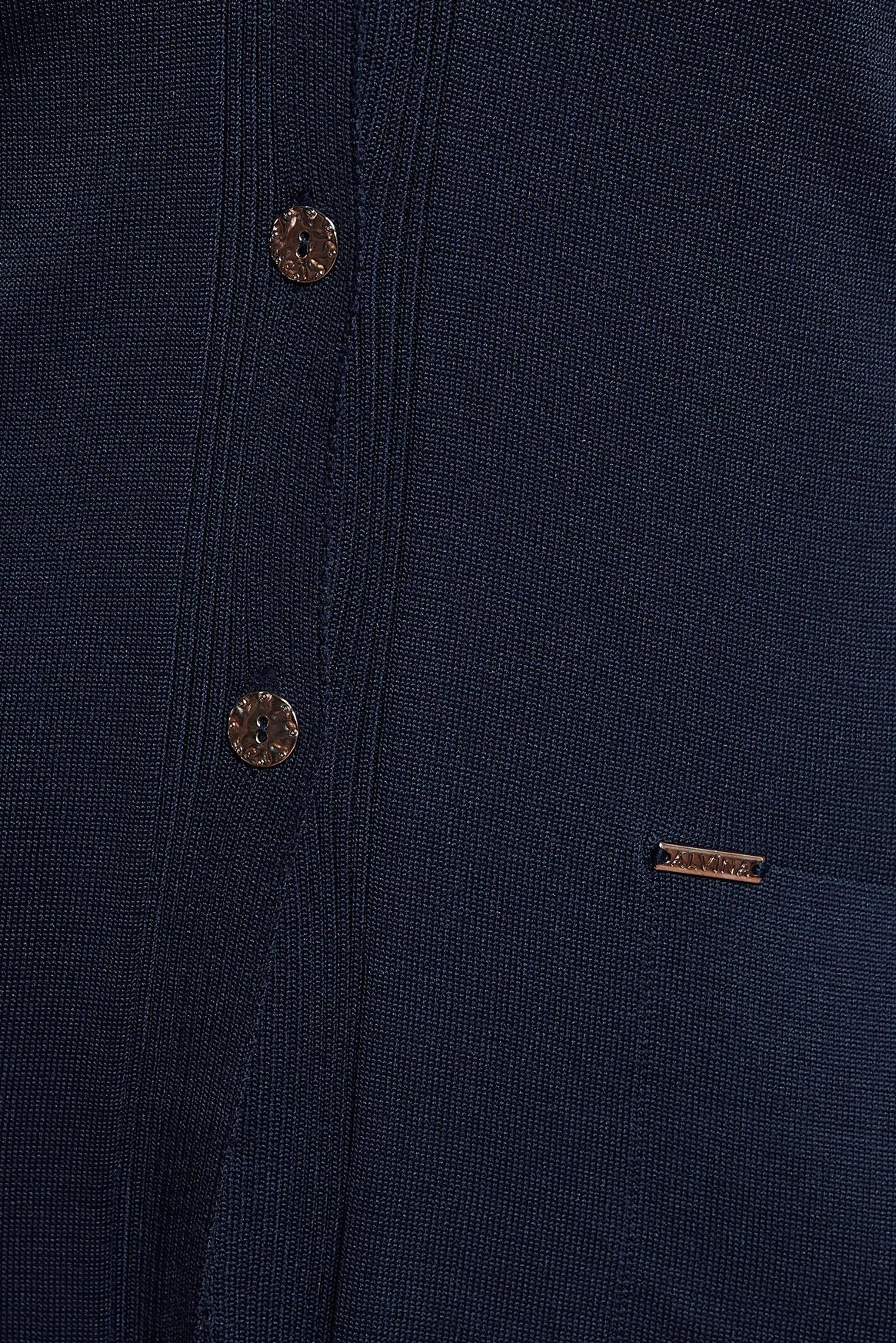 Vêtements hijab BLEU MARINE CARDIGAN EN MAILLE AVEC CEINTURE 45001