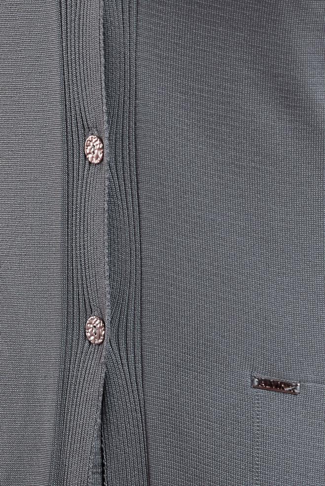 Hijab clothing GREY BELTED KNITWEAR CARDIGAN 45001 - ALVİNA