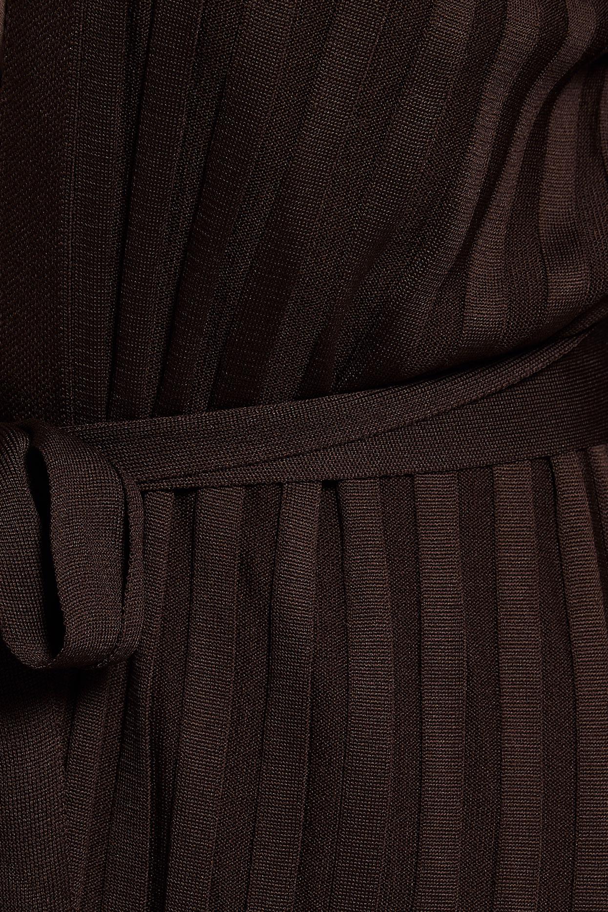 Vêtements hijab BRUN CARDIGAN EN MAILLE AVEC CEINTURE 45002