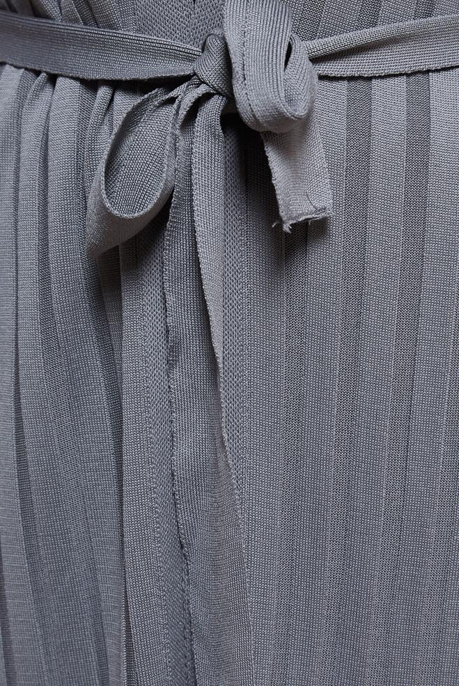 Hijab clothing GREY BELTED KNITWEAR CARDIGAN 45002 - ALVİNA