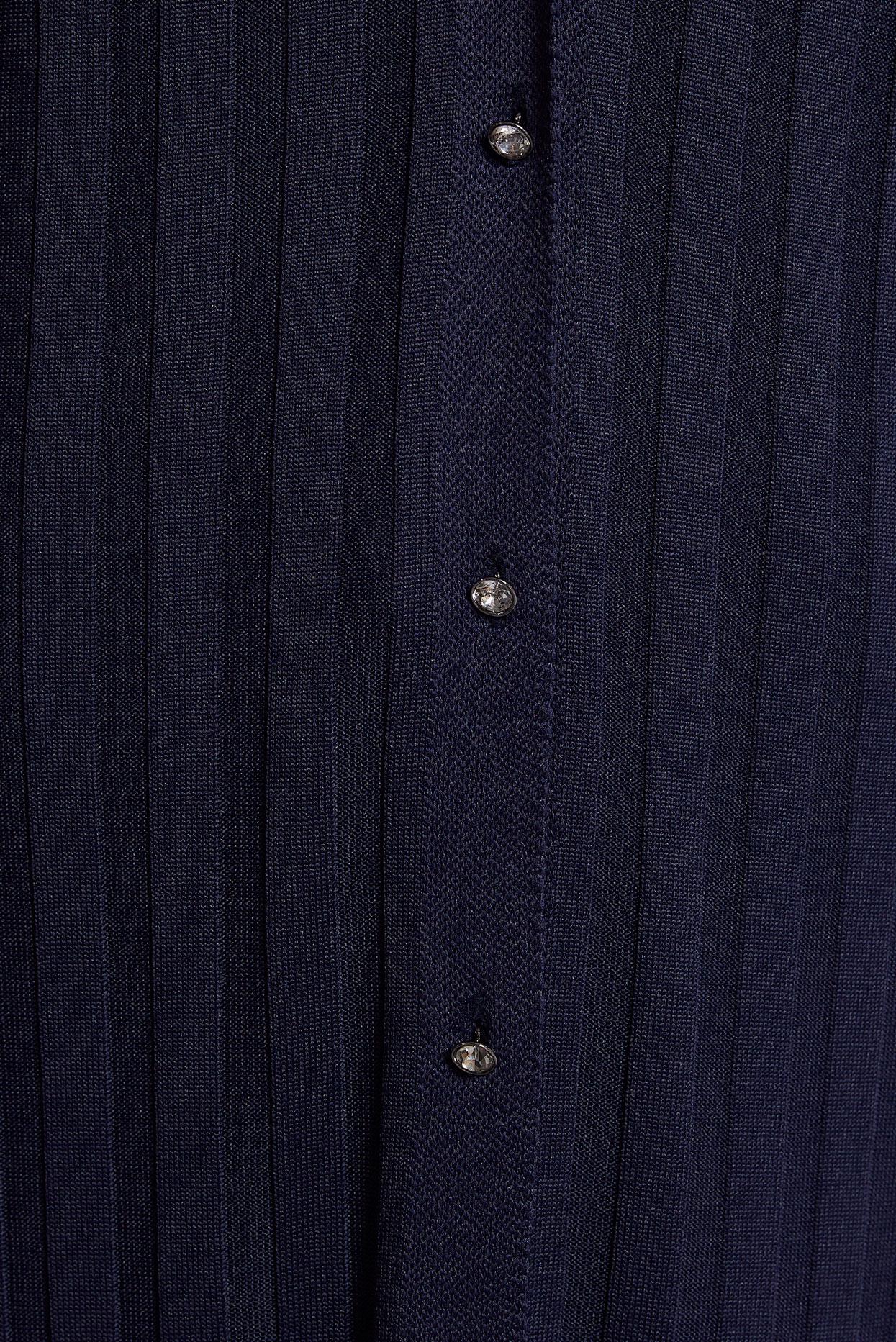 Hijab clothing NAVY BLUE LONG KNITWEAR CARDIGAN 45017