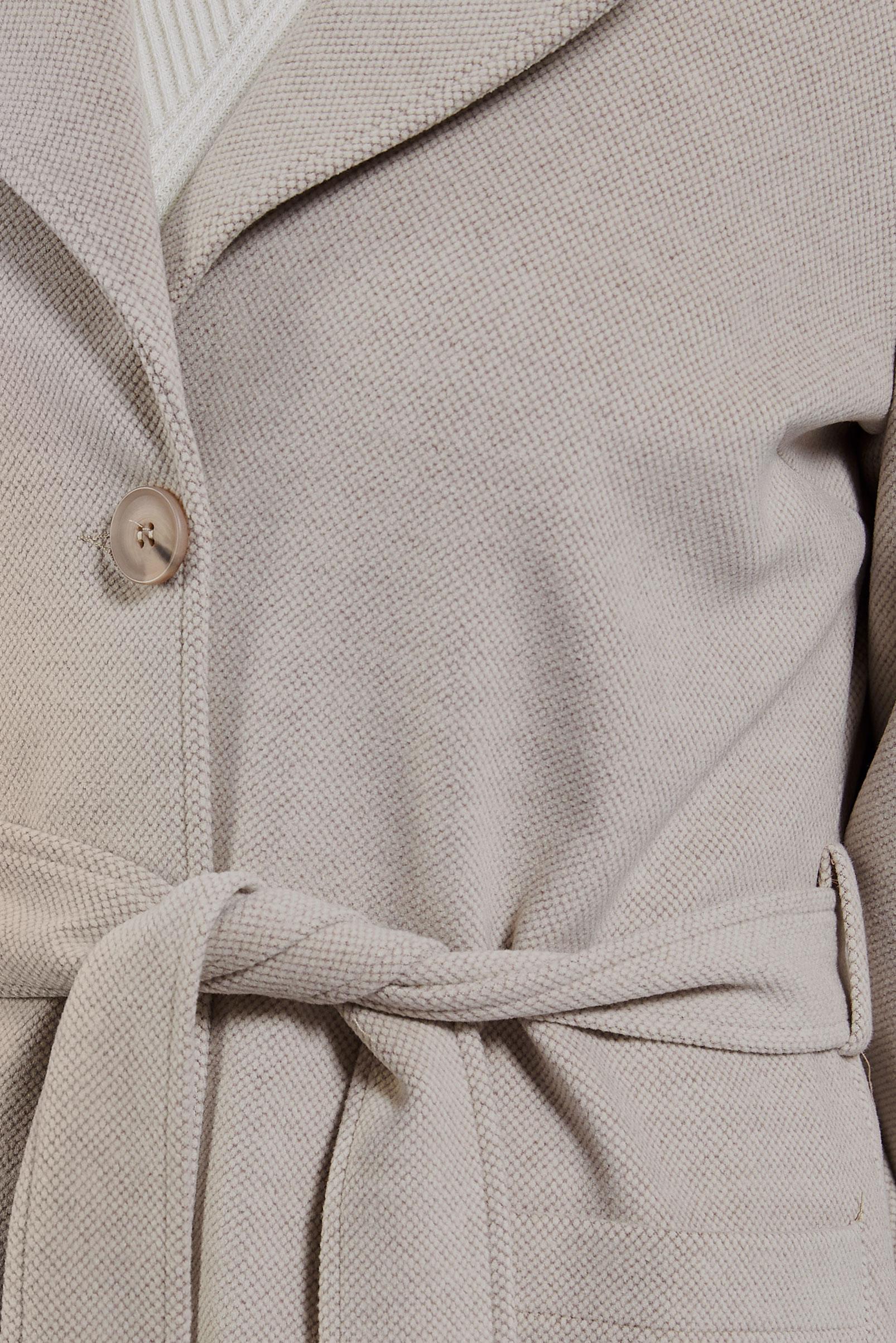 Tesettür giyim BEJ KUŞAKLI KABAN 90500