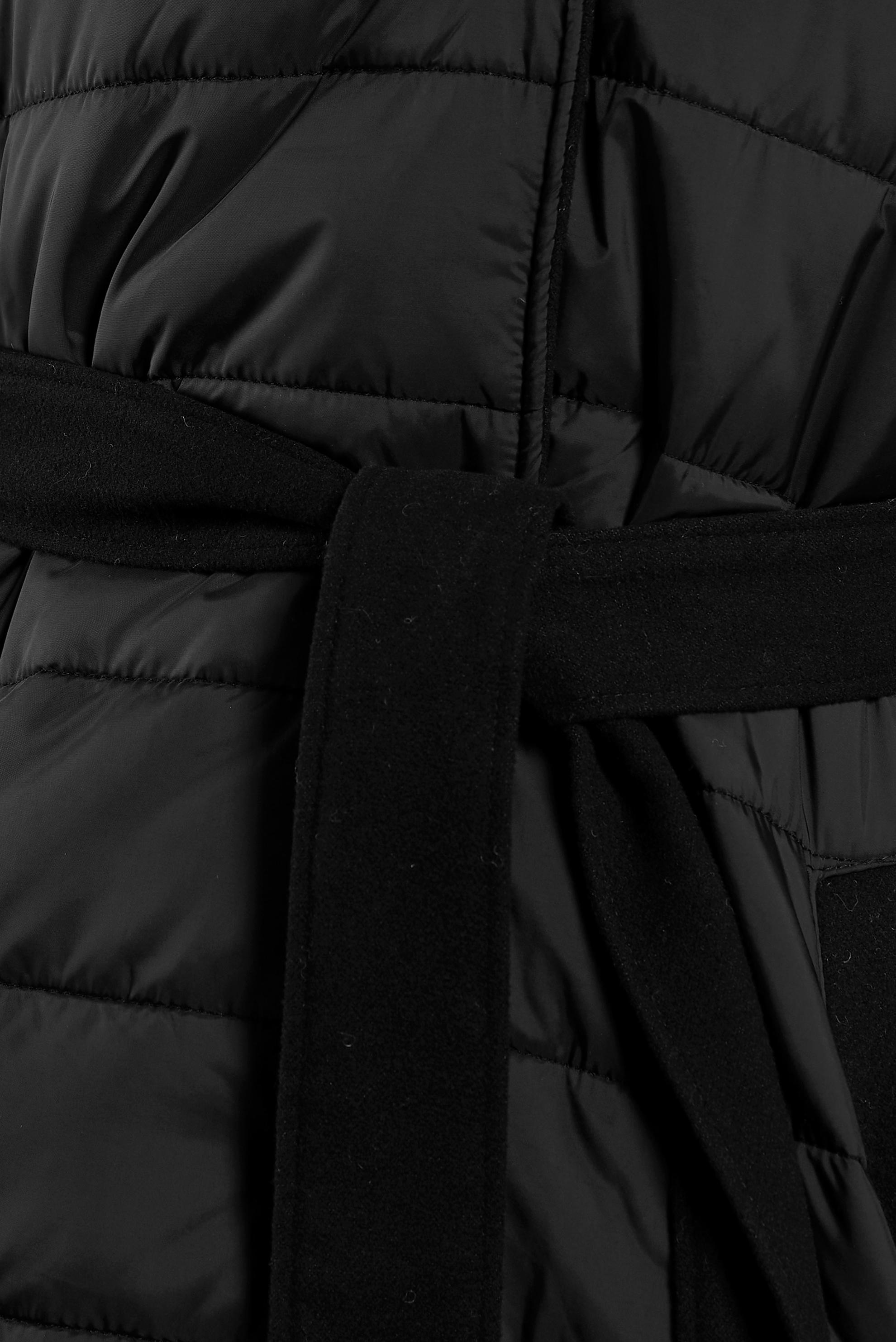 Tesettür giyim SİYAH KUŞAKLI KAPÜŞONLU KABAN 90509