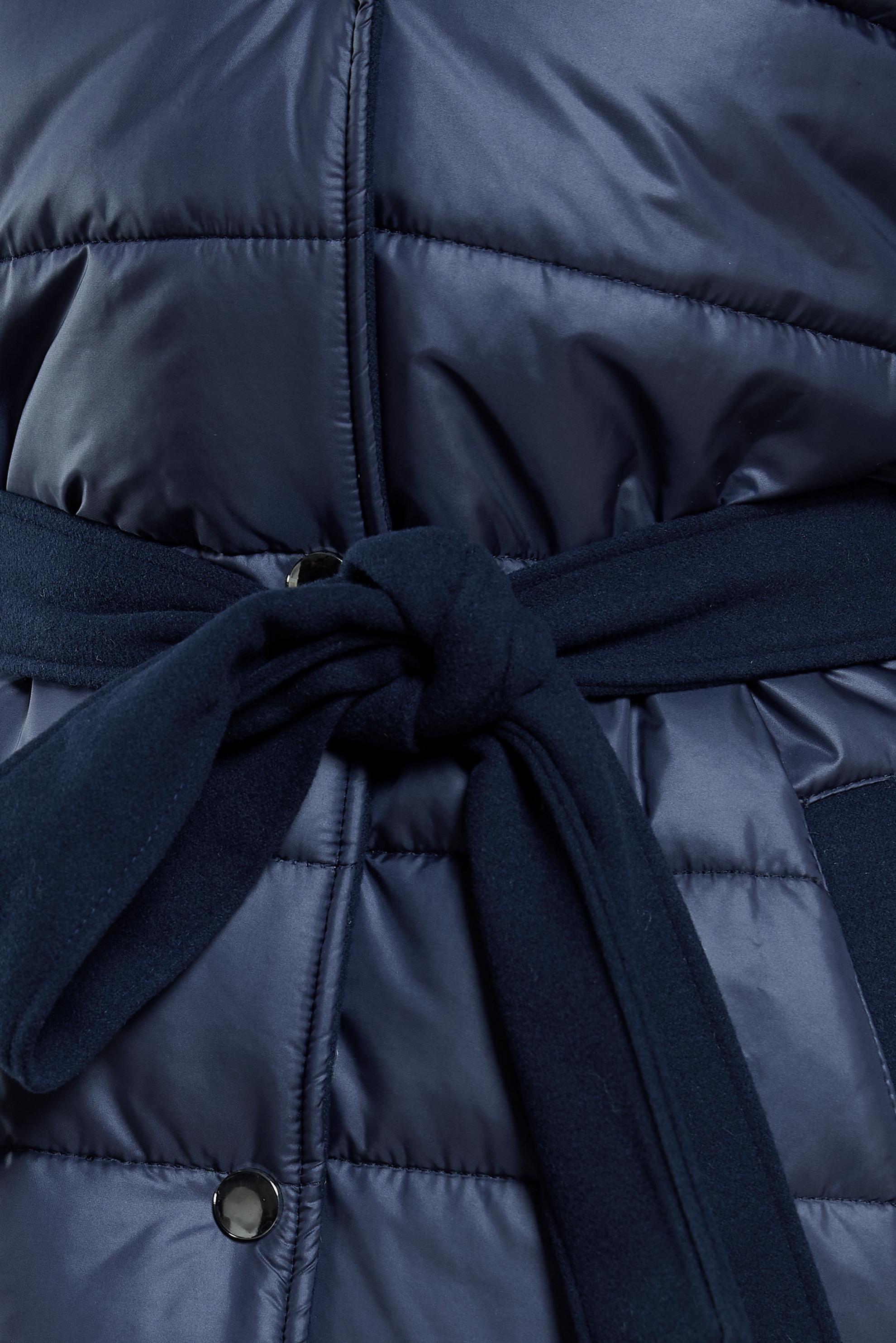 Vêtements hijab BLEU MARINE MANTEAU À CAPUCHE CEINTURÉ 90509