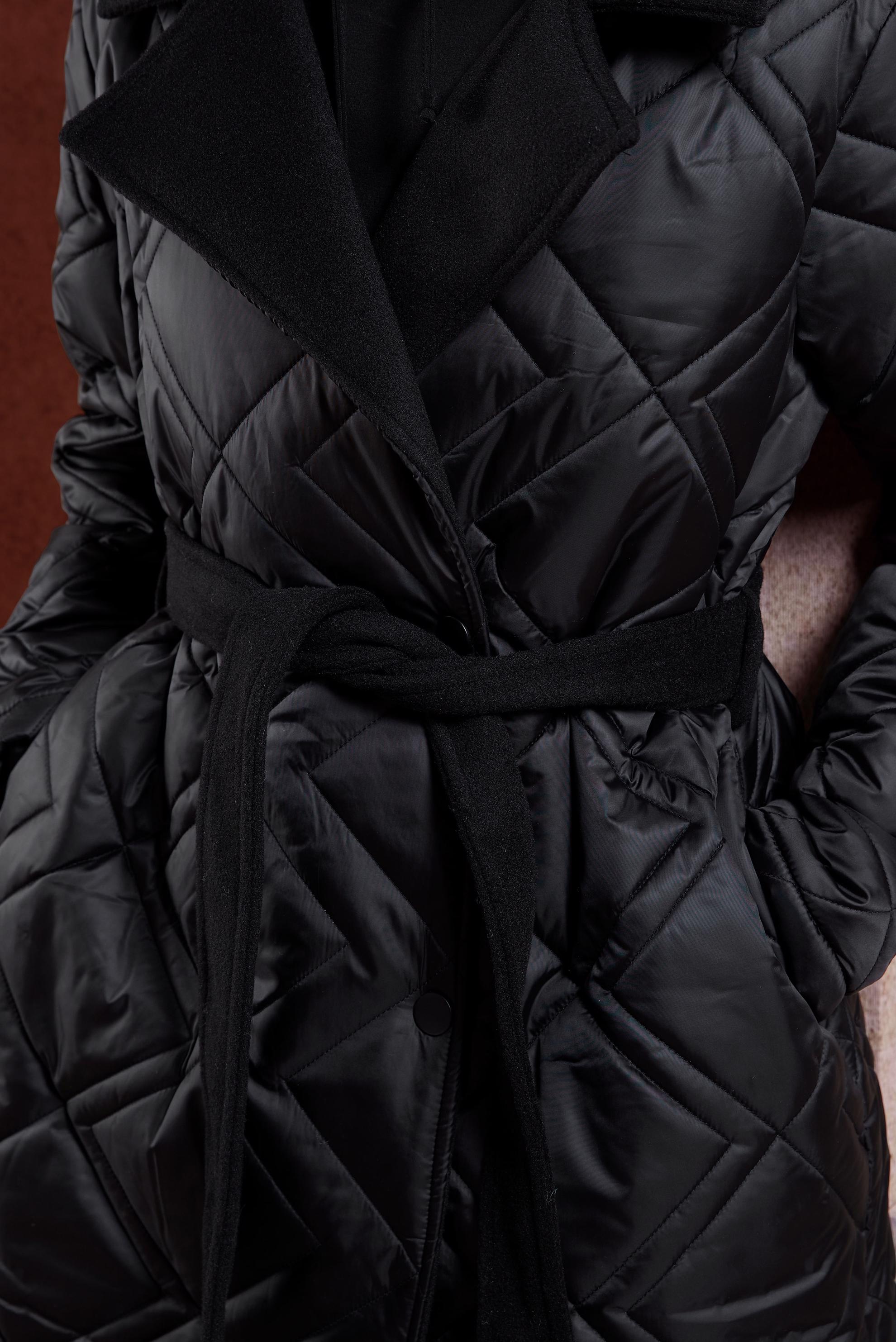 Vêtements hijab NOIR MANTEAU CEINTURÉ 90513