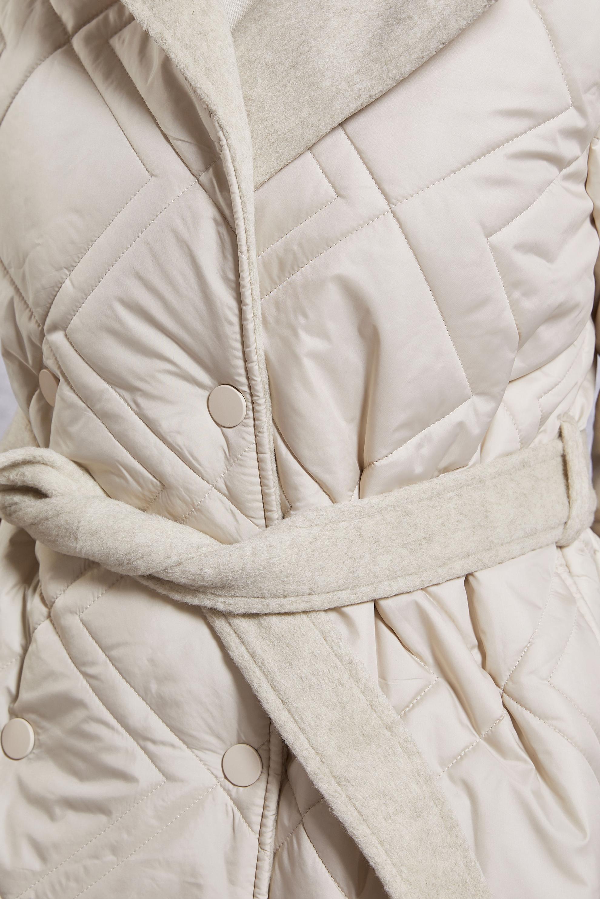 Hijab clothing BEIGE BELTED COAT 90513