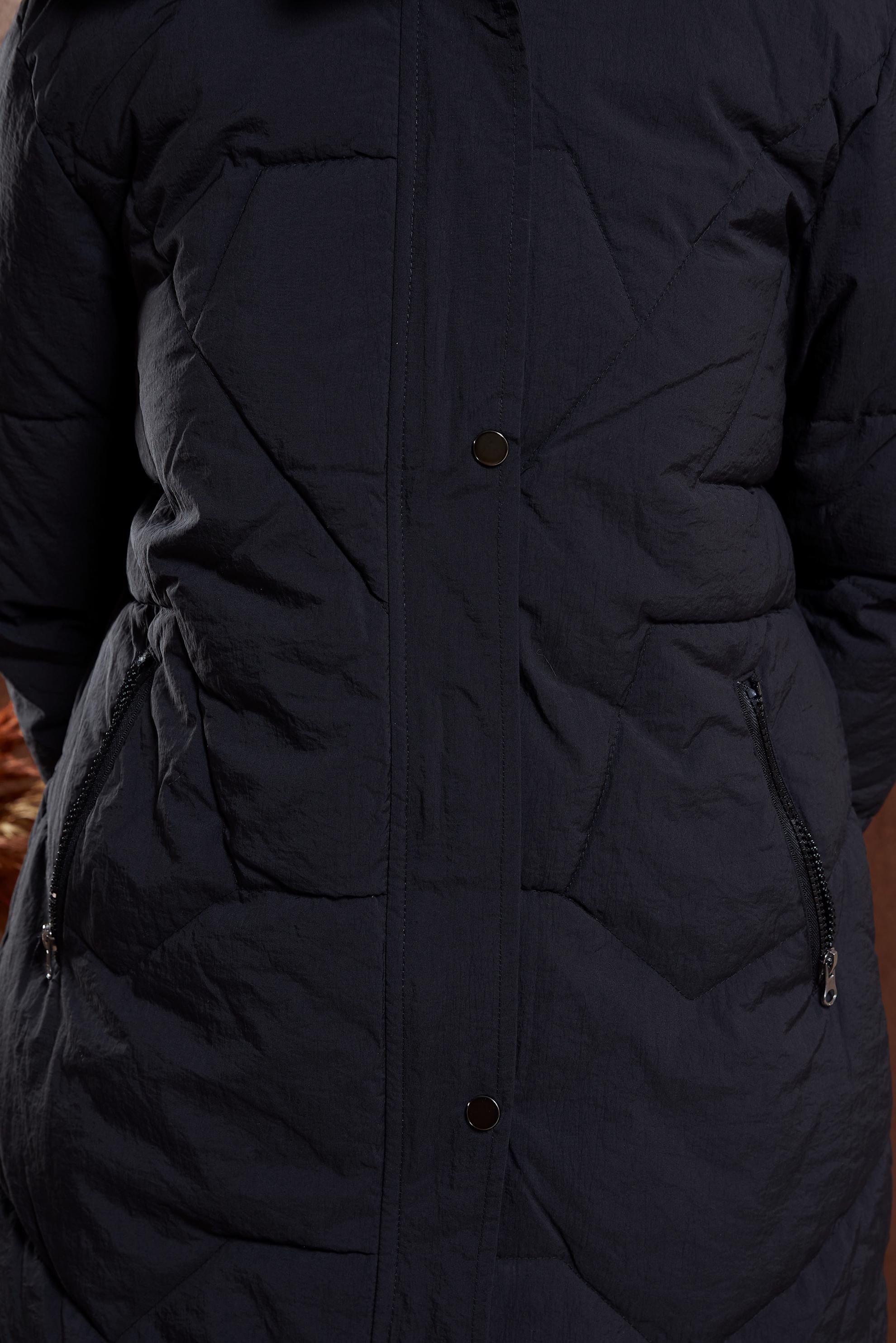 Vêtements hijab NOIR MANTEAU À CAPUCHE 90519