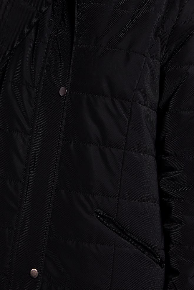 Vêtements hijab NOIR MANTEAU À CAPUCHE 90521 - ALVİNA