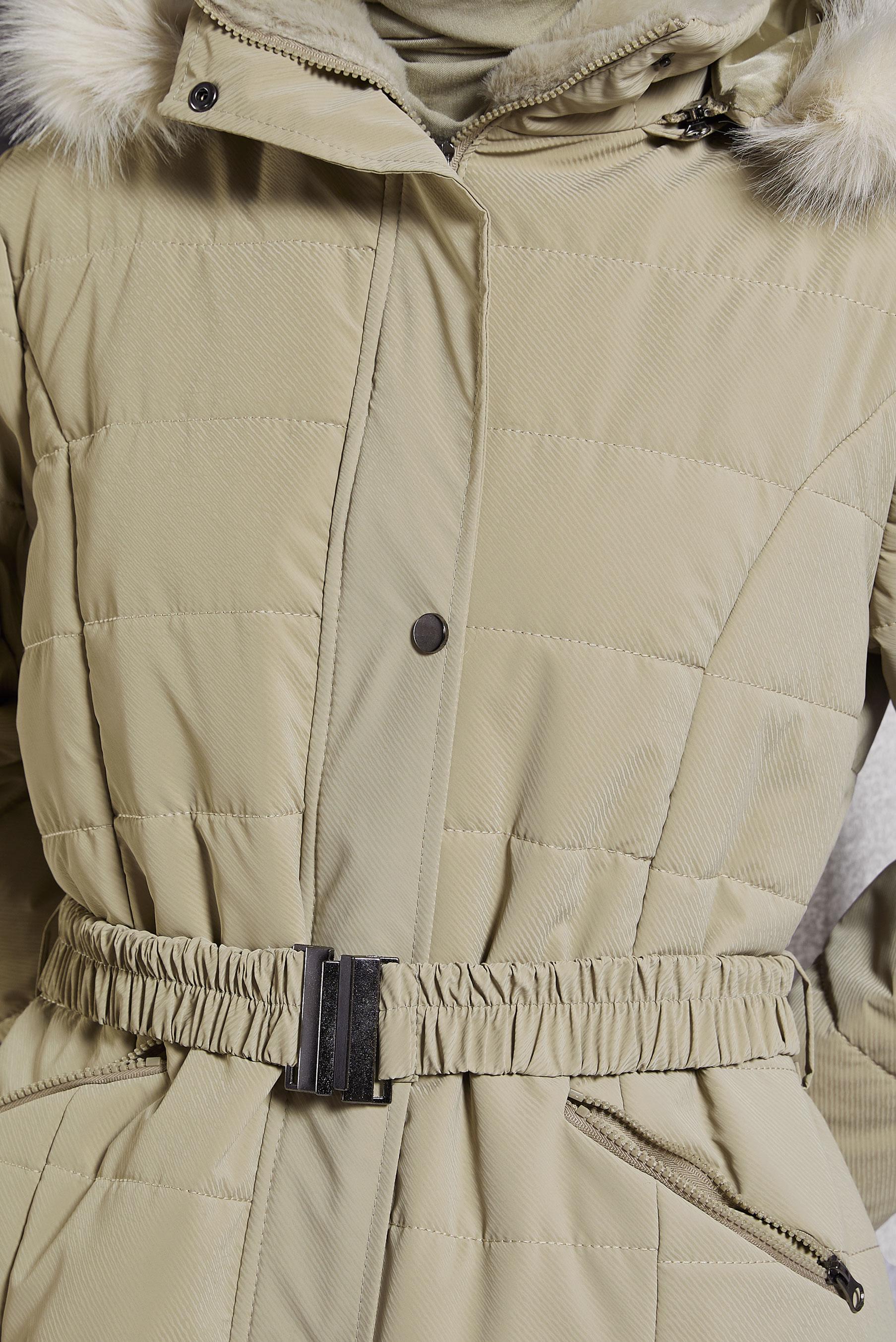 Vêtements hijab BEIGE MANTEAU À CAPUCHE 90521