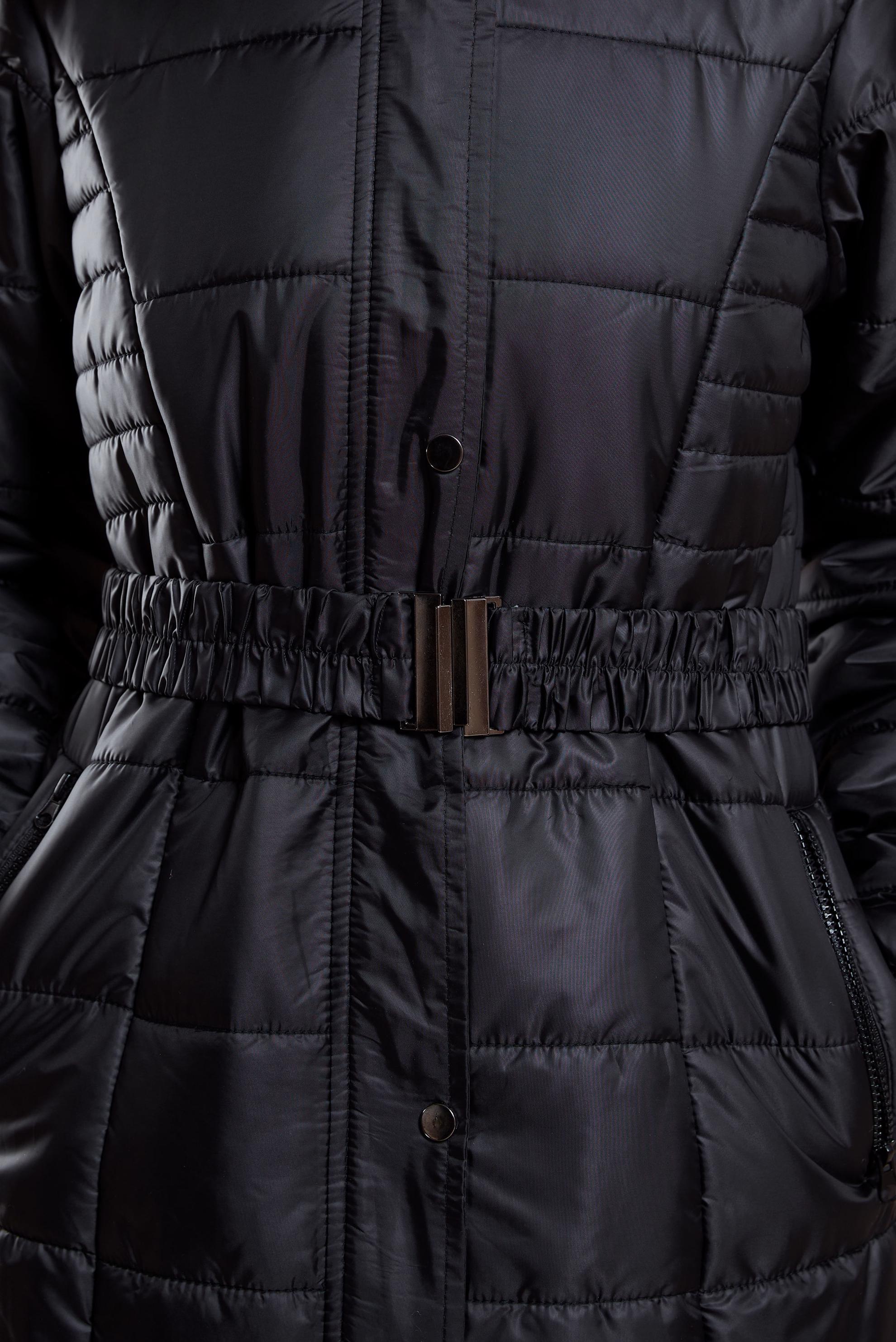 Vêtements hijab NOIR MANTEAU À CAPUCHE 90524