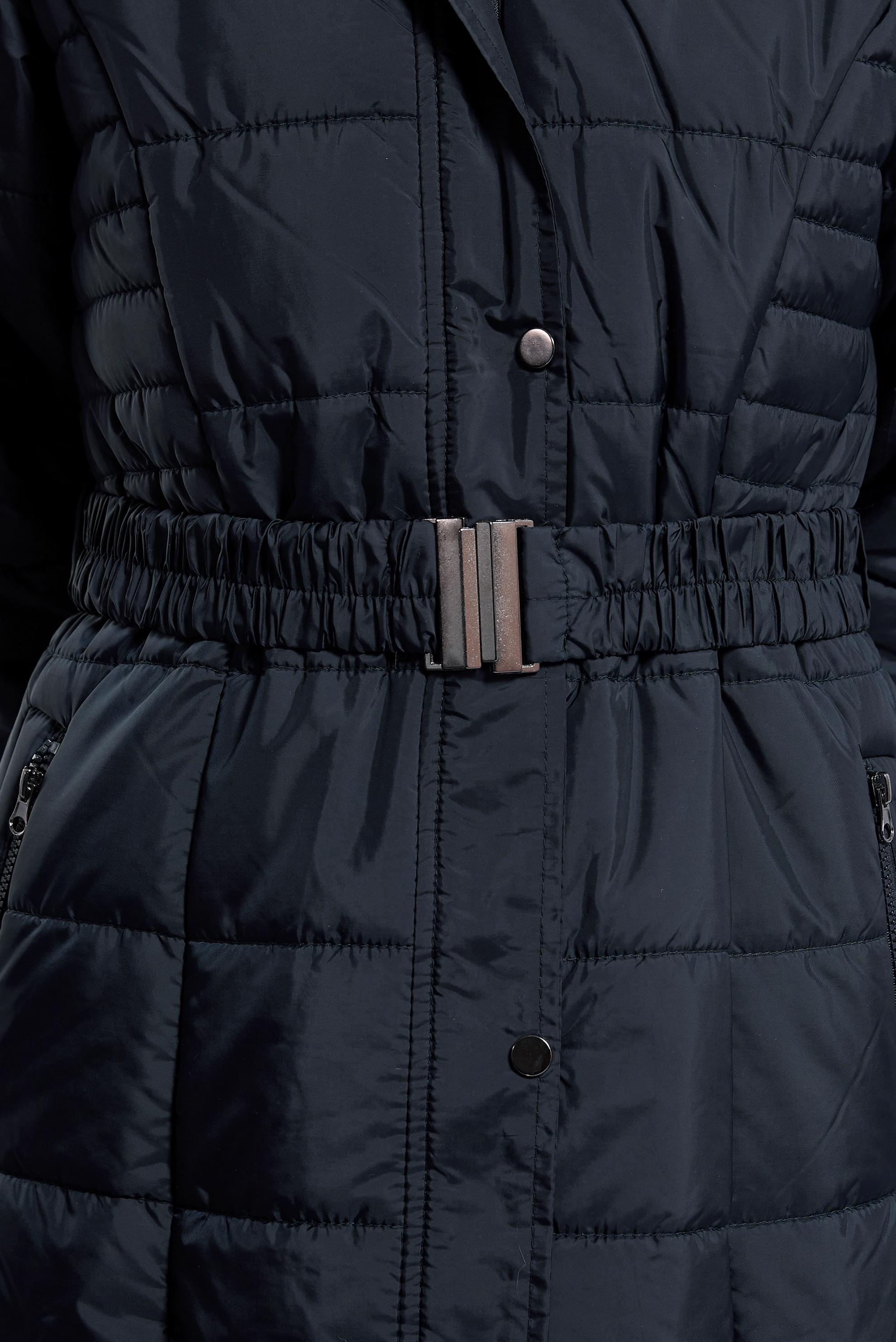 Tesettür giyim LACİVERT KAPÜŞONLU KABAN 90524