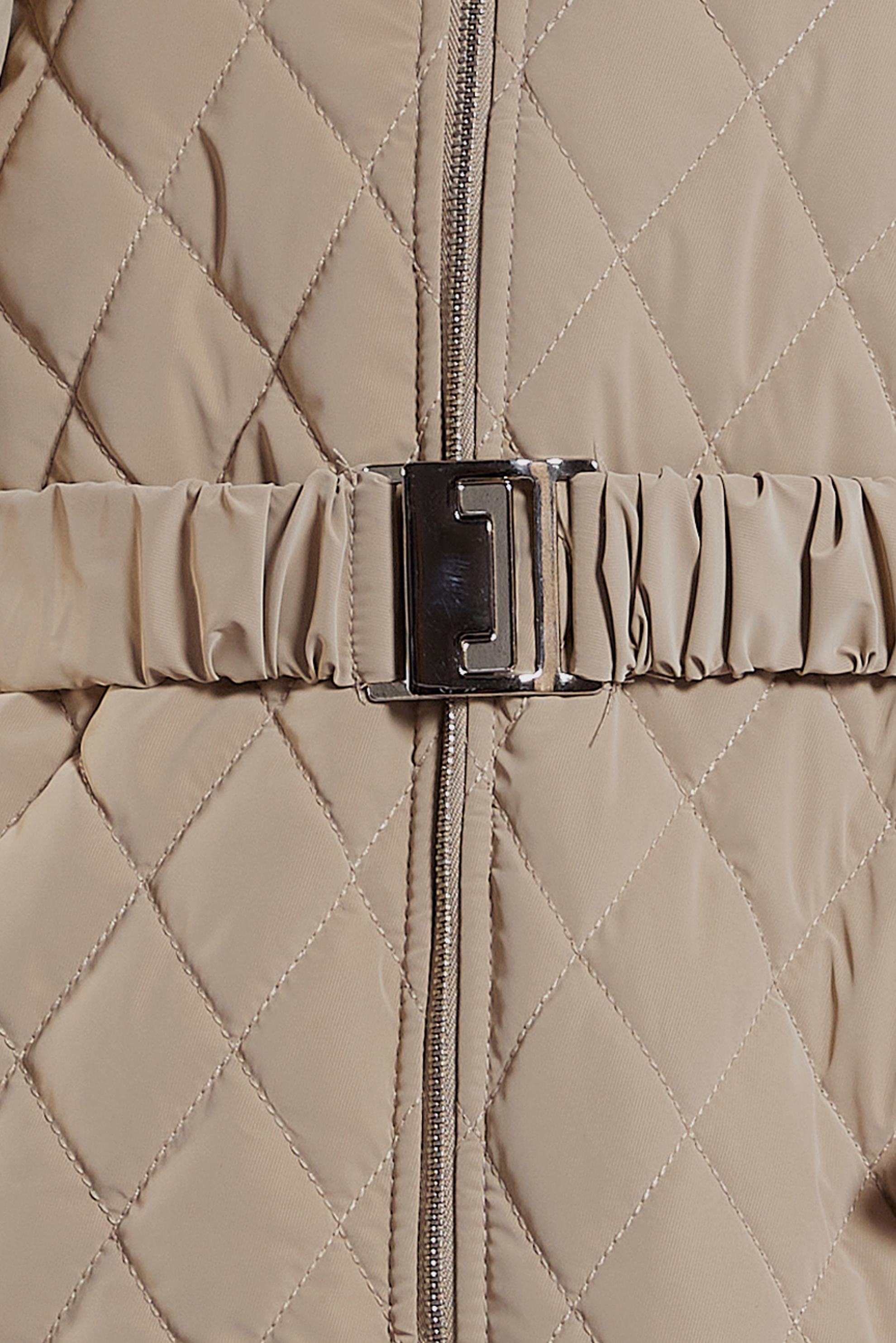 Vêtements hijab BEIGE MANTEAU À CAPUCHE ET CEINTURE 90532