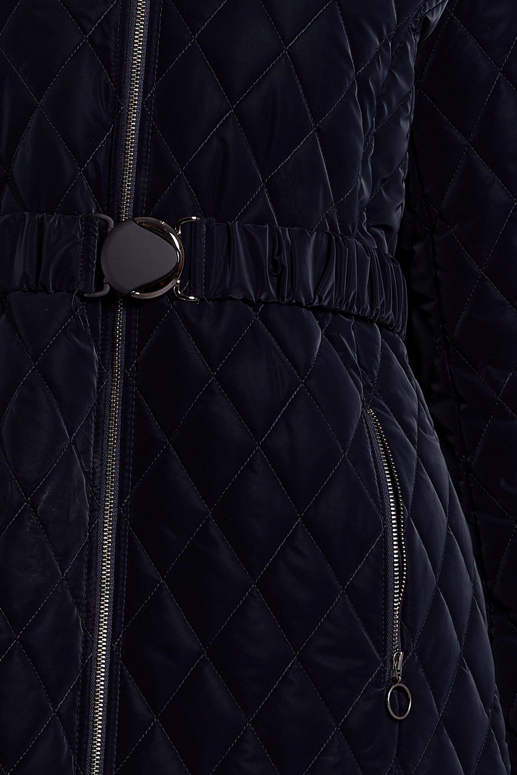 Vêtements hijab BLEU MARINE MANTEAU À CAPUCHE ET CEINTURE 90532