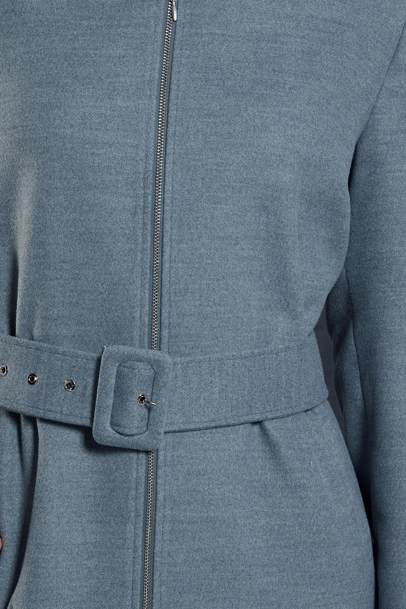 Hijab clothing GREY BELTED COAT 90547