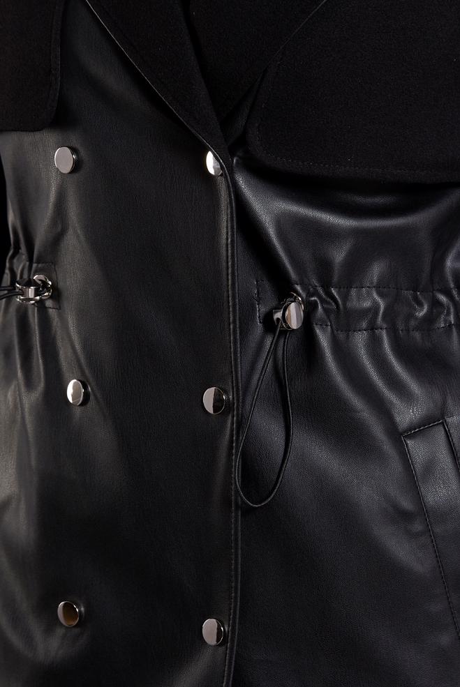 Vêtements hijab NOIR GILET À SMOKING 90554 - ALVİNA