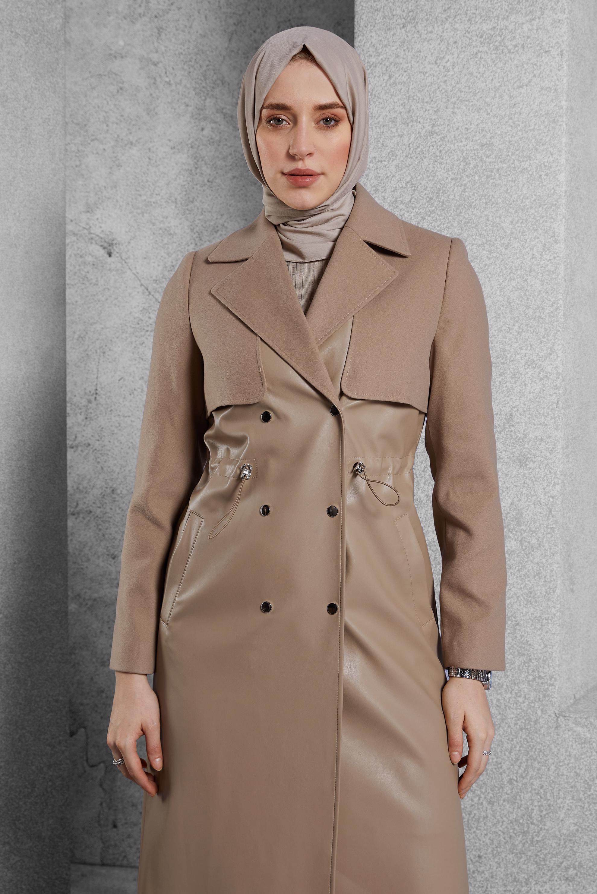 Vêtements hijab BRUN GILET À SMOKING 90554