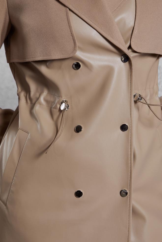 Vêtements hijab BRUN GILET À SMOKING 90554 - ALVİNA