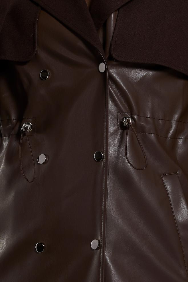 Vêtements hijab BRUN GILET À SMOKING 90554 - ALVİNA