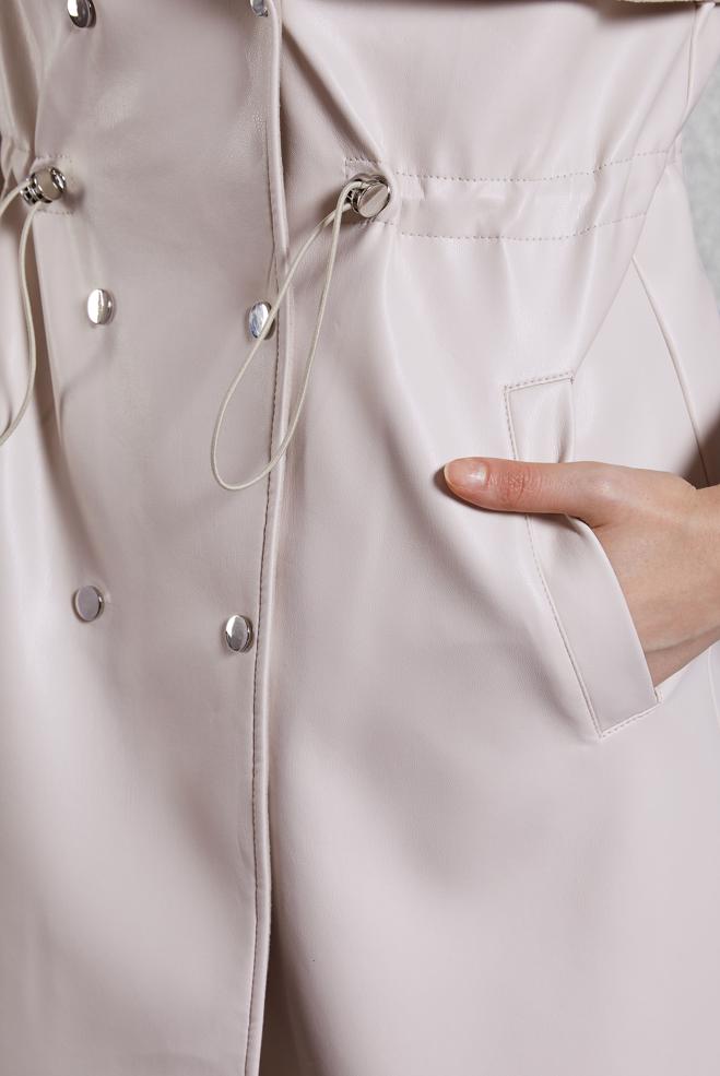 Vêtements hijab BEIGE GILET À SMOKING 90554 - ALVİNA