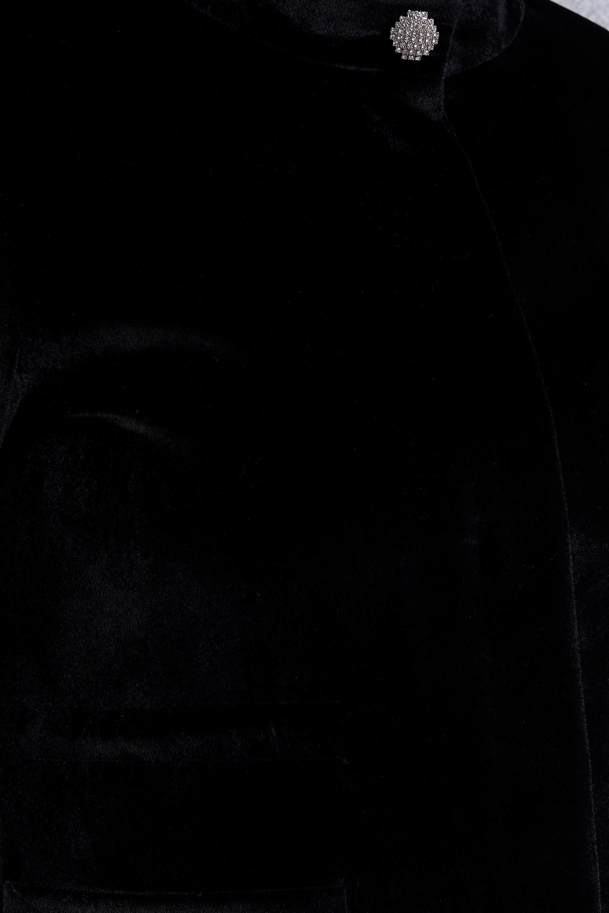 Vêtements hijab NOIR MANTEAU À COL MONTANT 90559