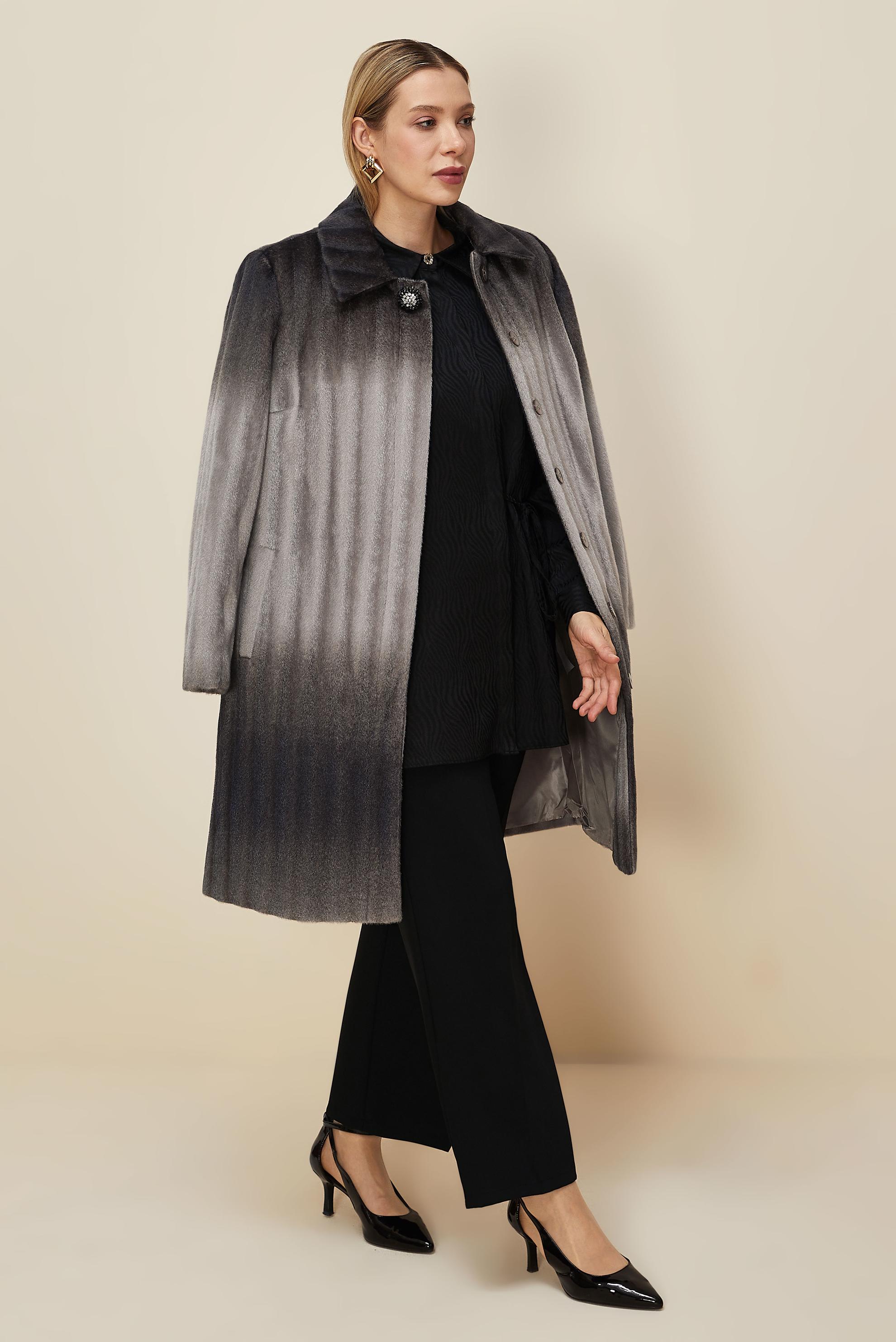 Vêtements hijab BEIGE MANTEAU GRANDE TAILLE 90561