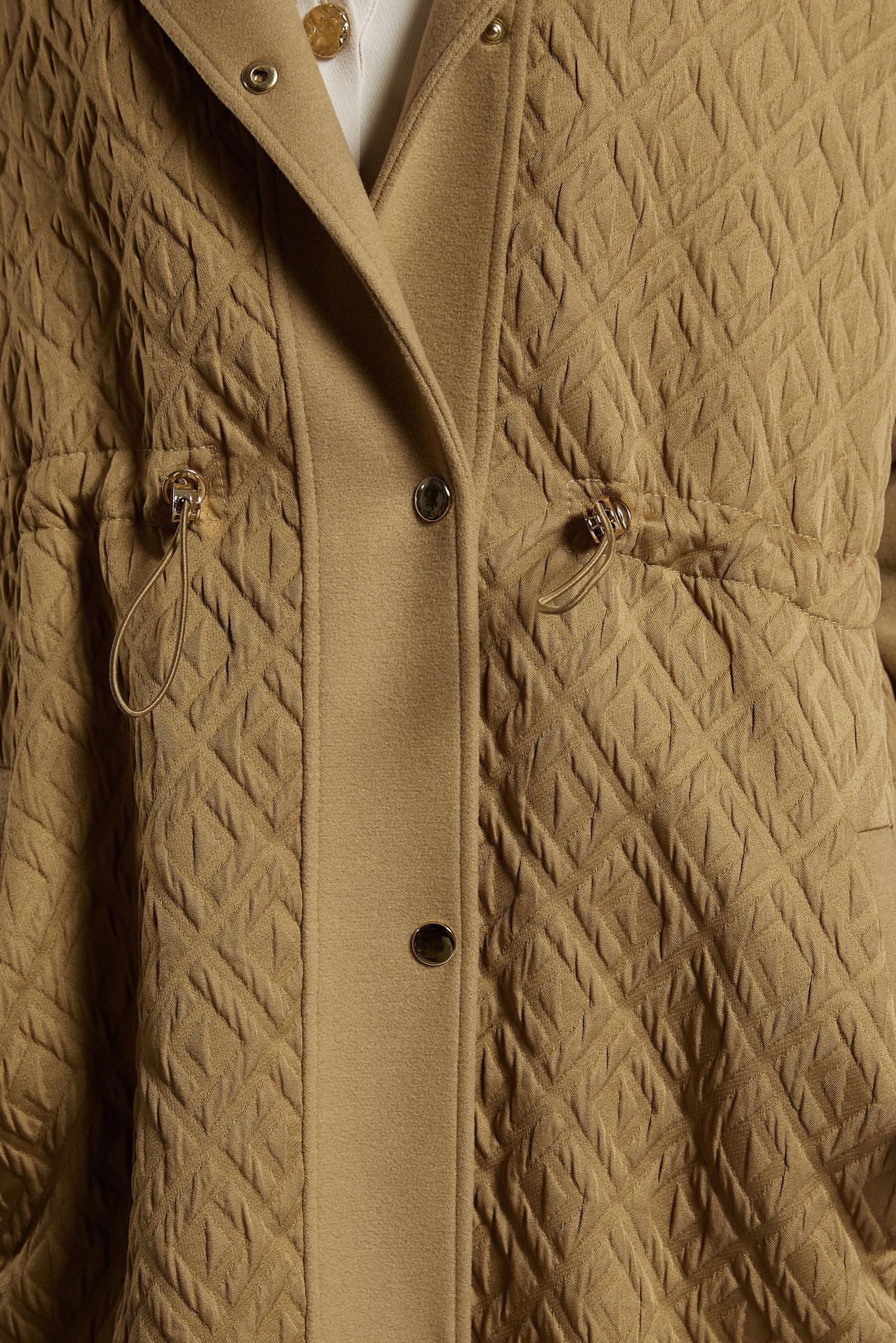 Vêtements hijab BRUN MANTEAU À CAPUCHE 90572