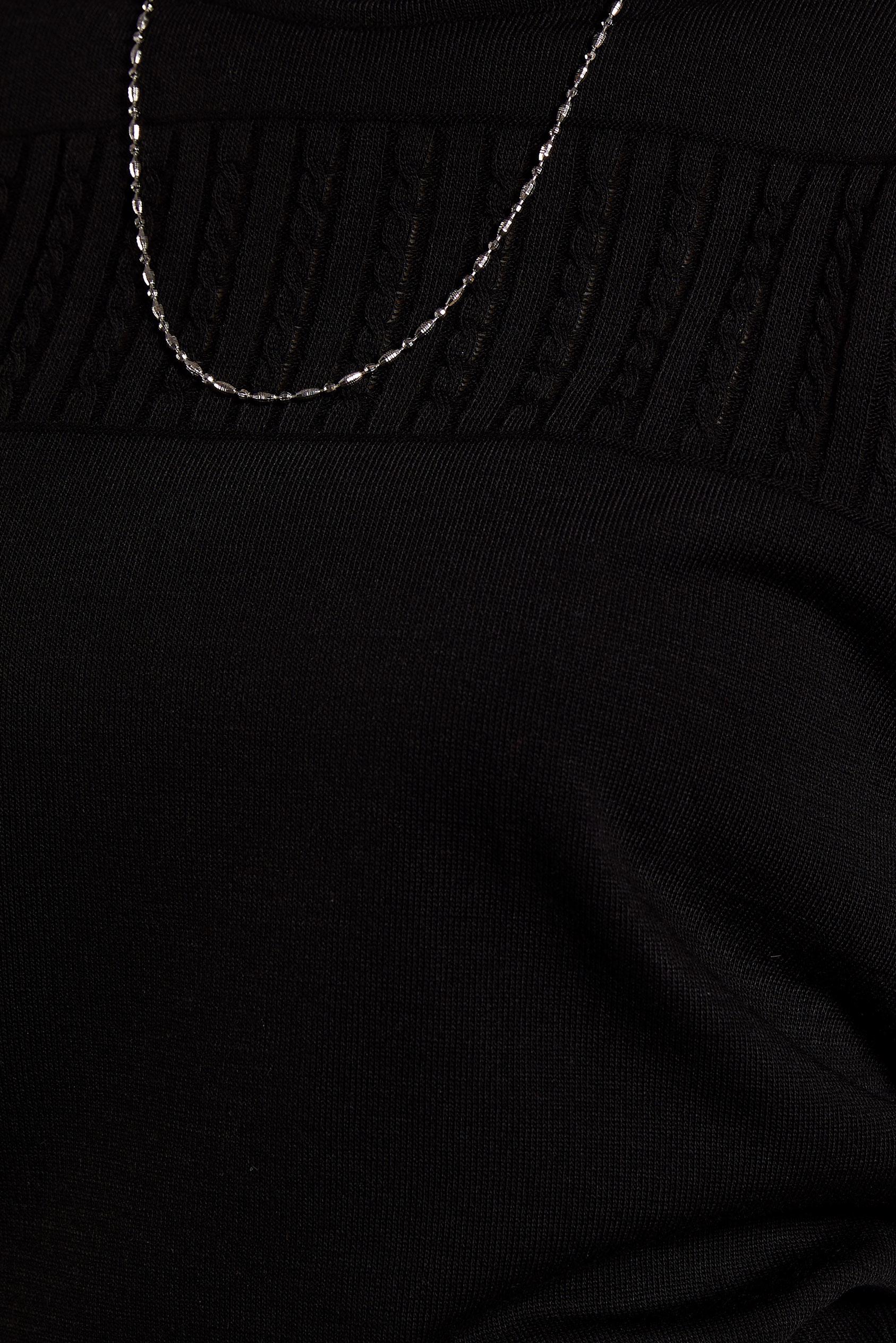 Tesettür giyim SİYAH TRİKO KAZAK 45003