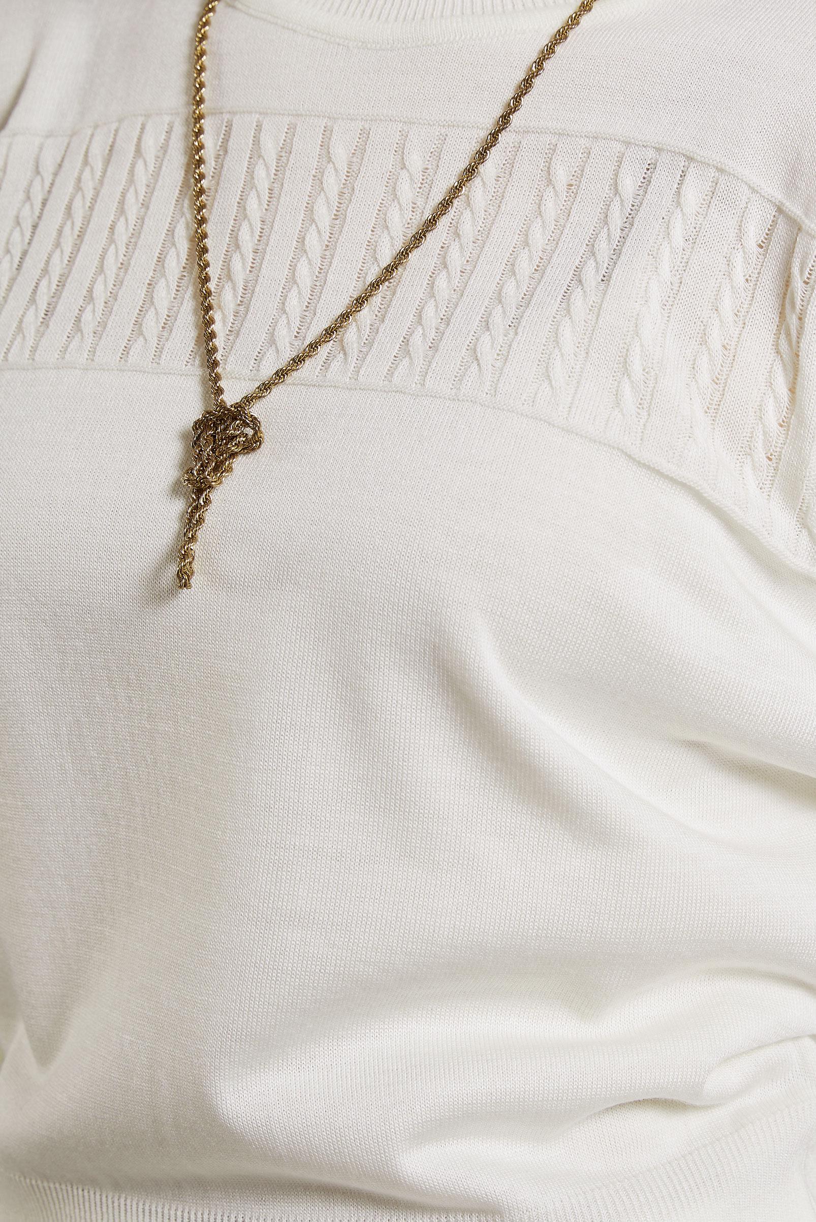 Tesettür giyim BEYAZ TRİKO KAZAK 45003