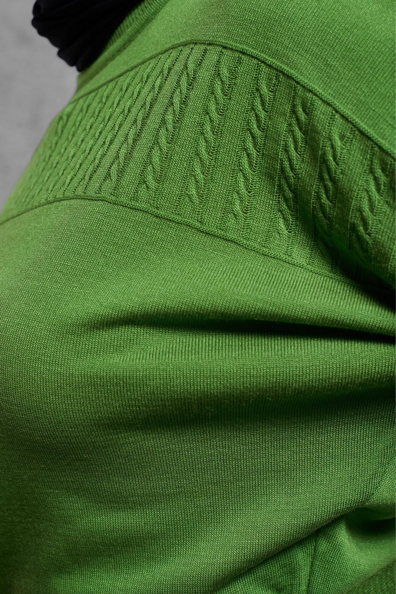 Tesettür giyim YEŞİL TRİKO KAZAK 45003