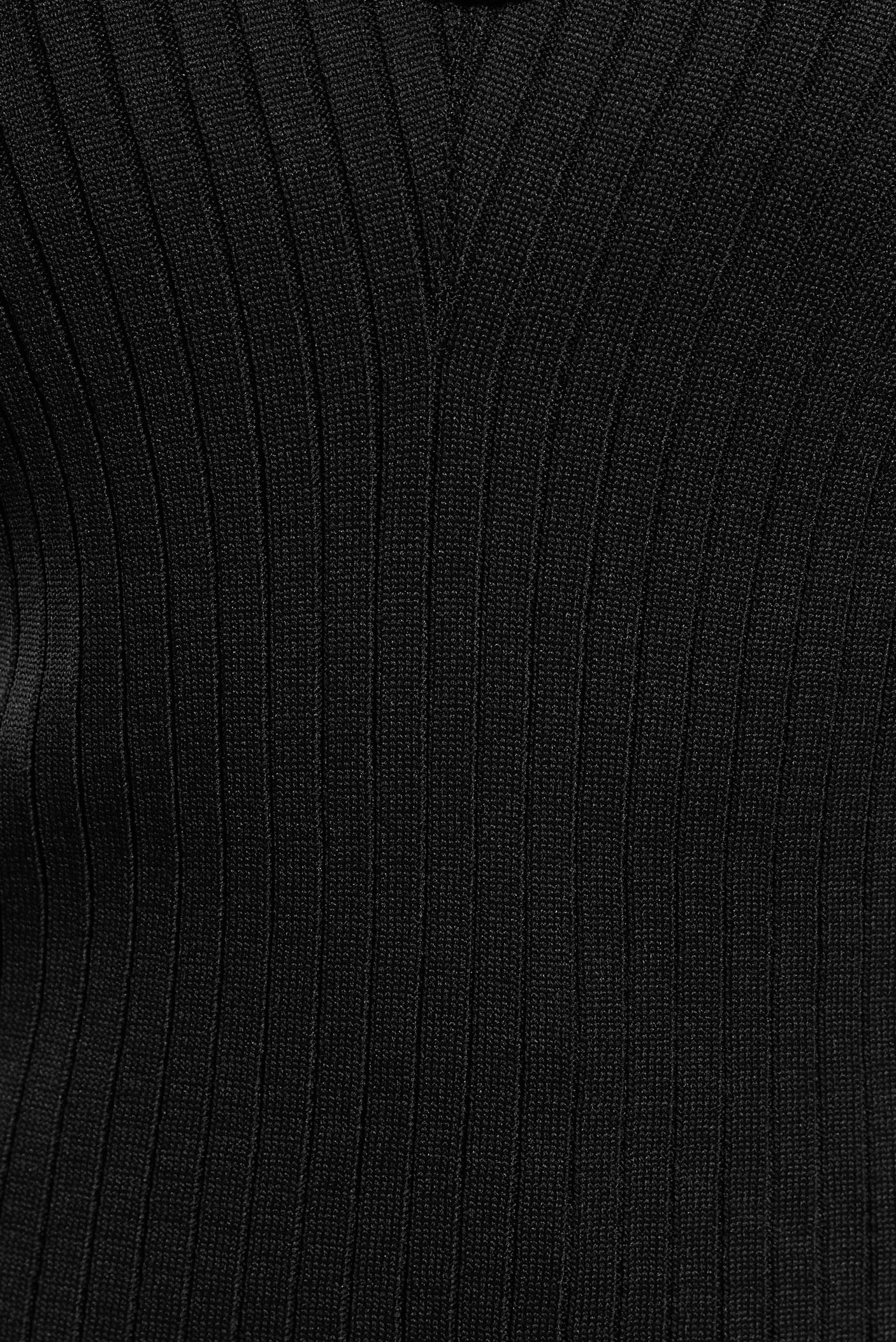 Vêtements hijab NOIR PULL EN MAILLE À COL RAS DU COU 45004