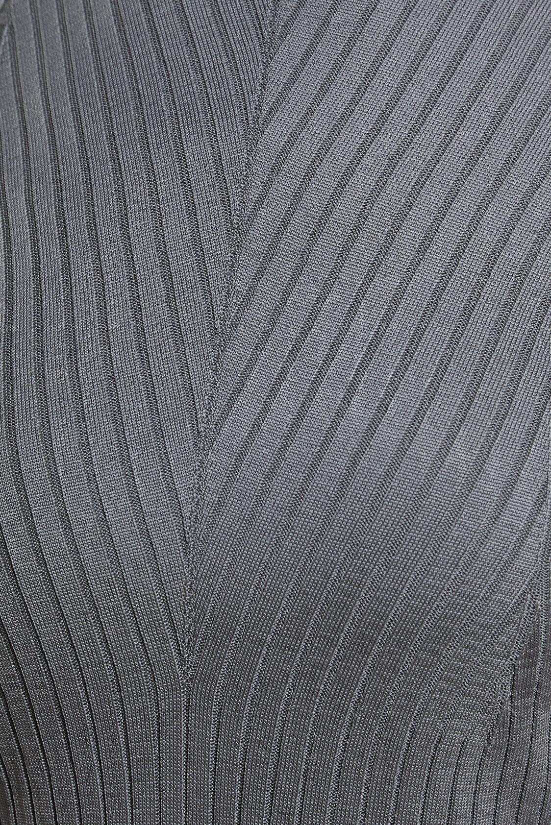 Tesettür giyim GRİ BİSİKLET YAKA TRİKO KAZAK 45004