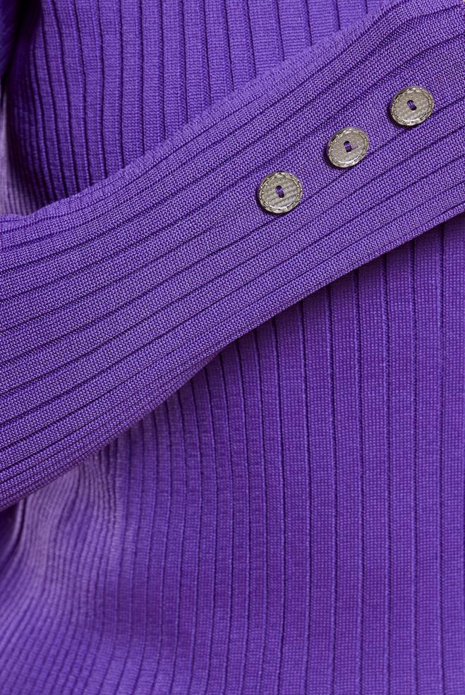 Vêtements hijab POURPRE PULL EN MAILLE 45005 - ALVİNA