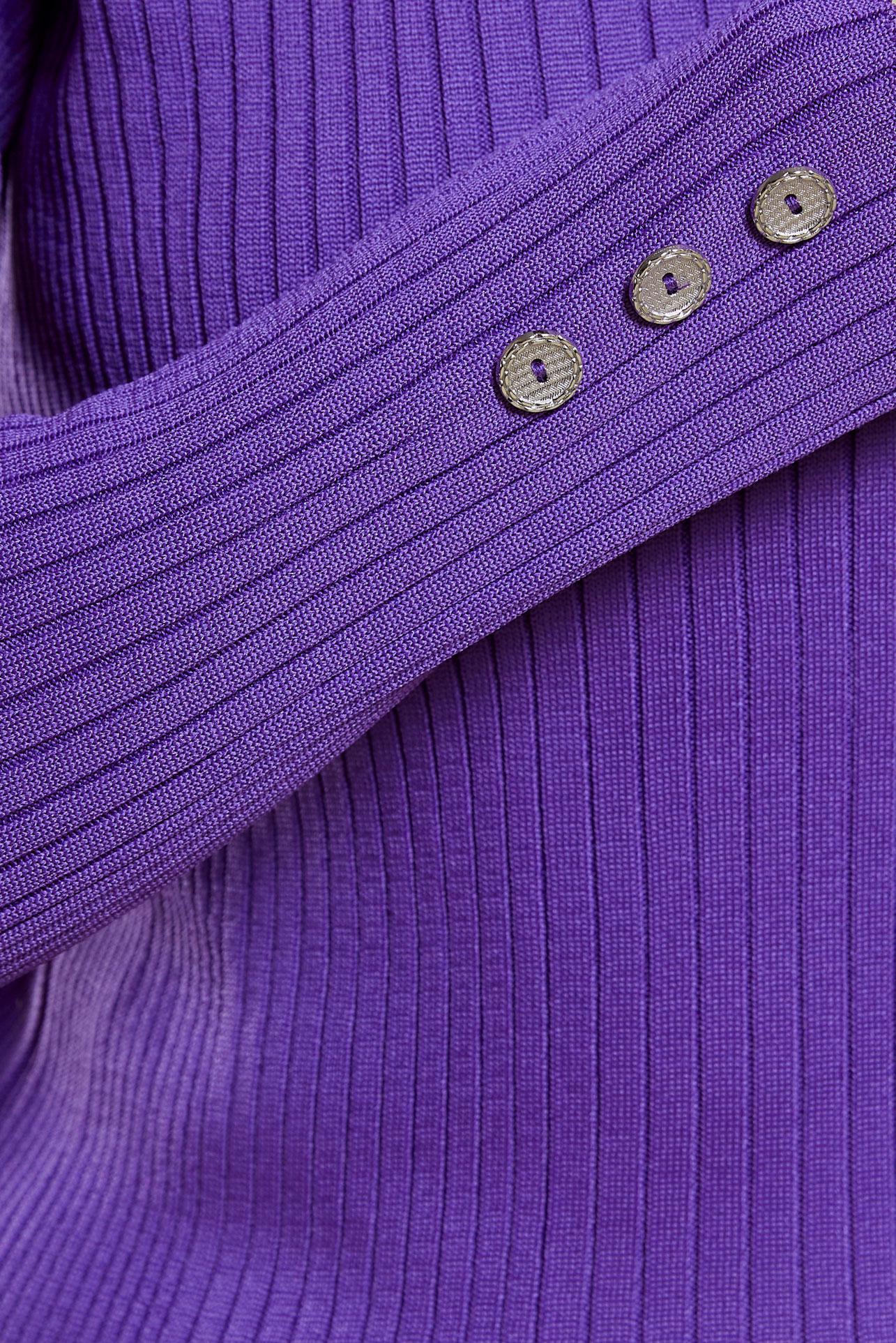 Vêtements hijab POURPRE PULL EN MAILLE 45005