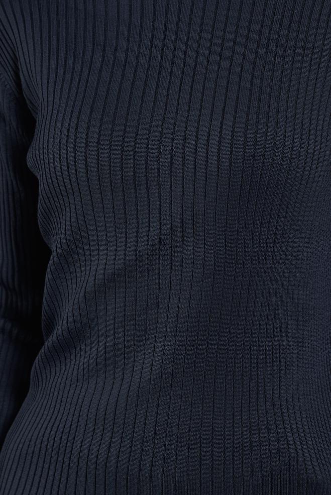 Tesettür giyim LACİVERT DÜĞME DETAYLI TRİKO KAZAK 45005 - ALVİNA