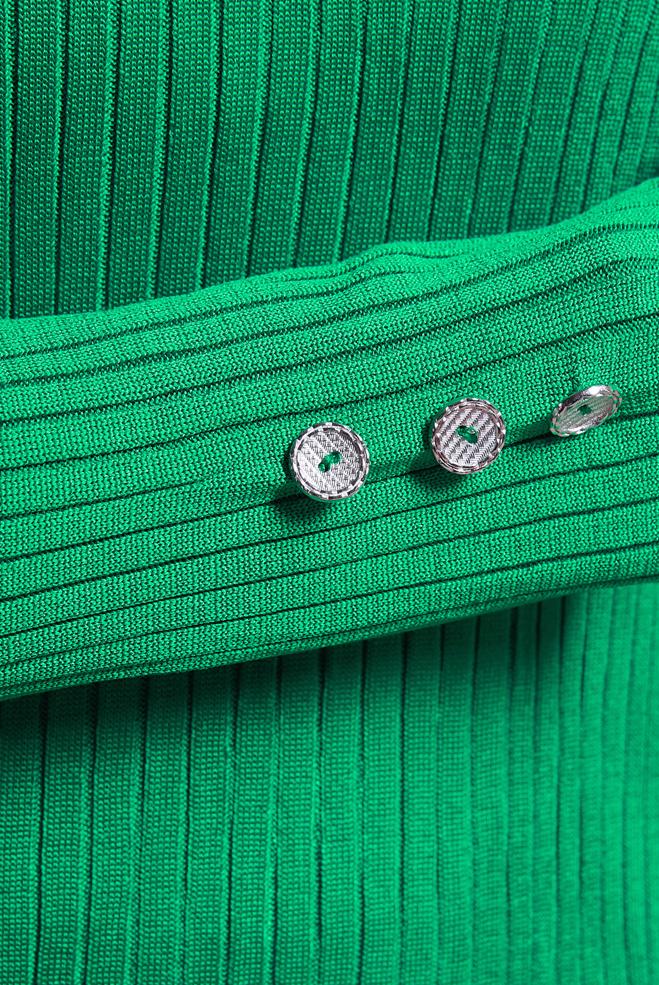 Vêtements hijab VERT PULL EN MAILLE 45005 - ALVİNA