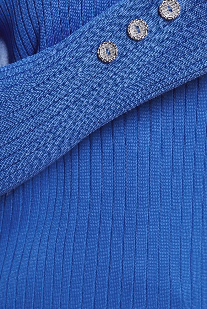 Vêtements hijab BLEU MARINE PULL EN MAILLE 45005 - ALVİNA