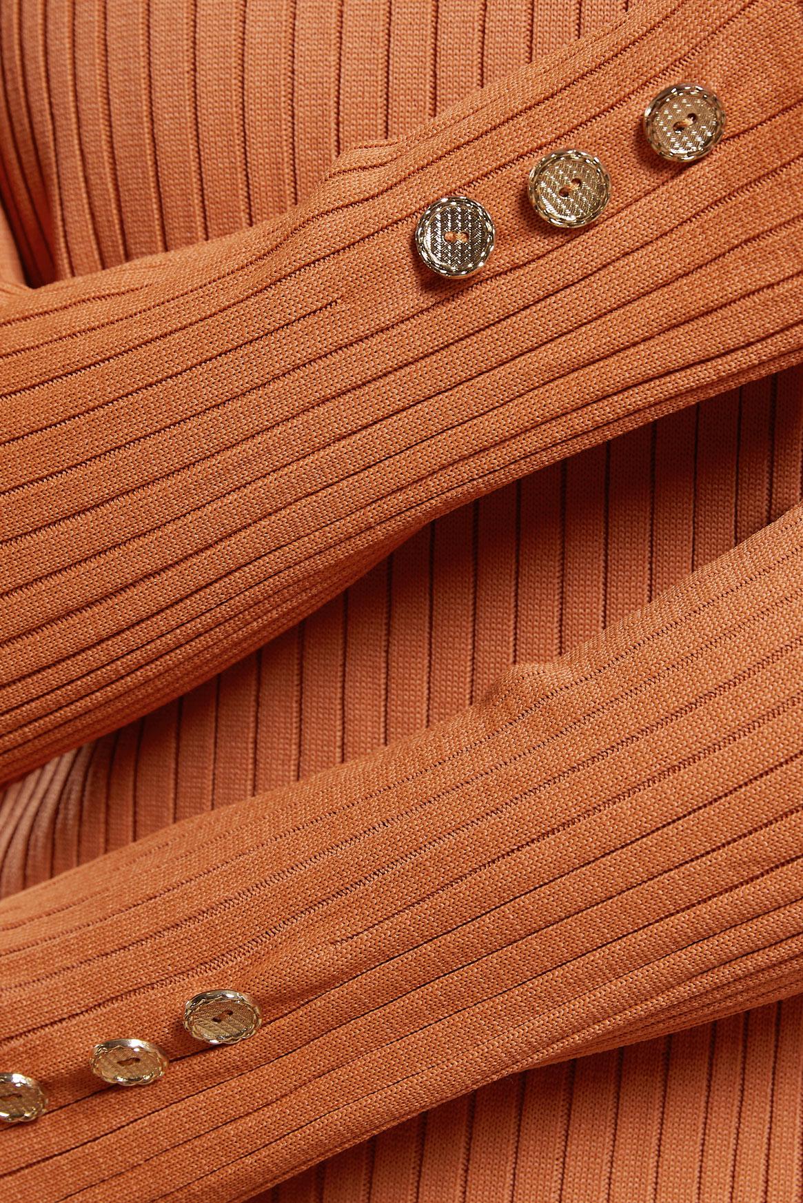 Vêtements hijab ORANGE PULL EN MAILLE 45005