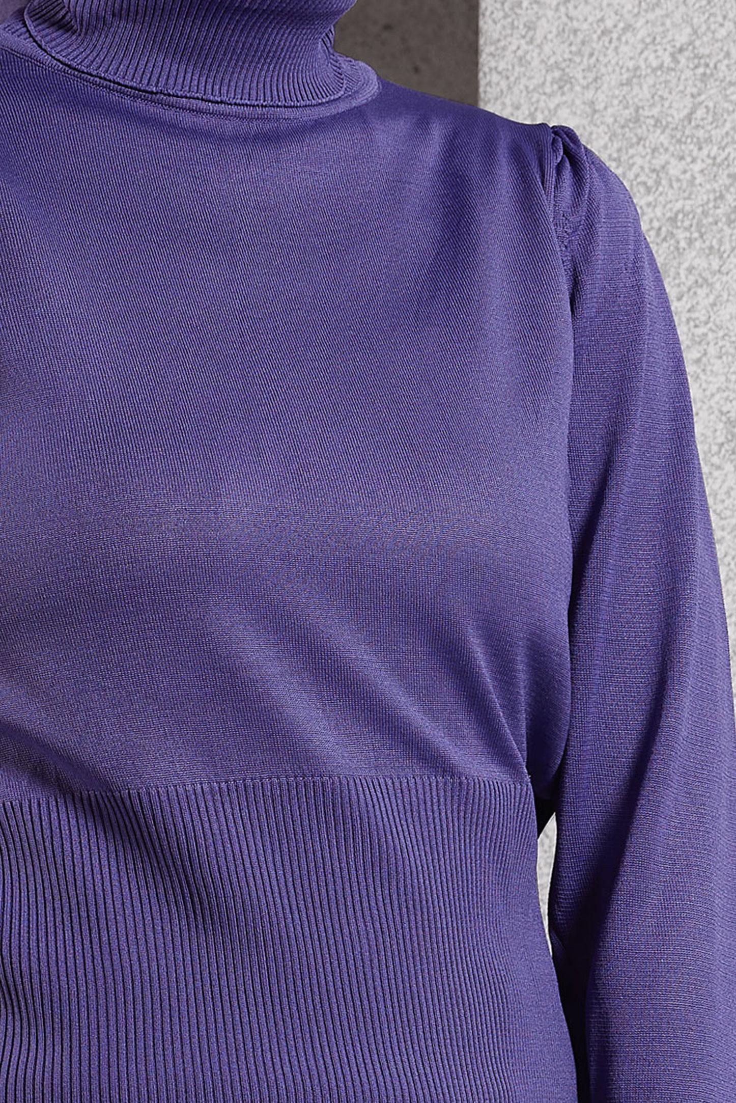 Tesettür giyim MOR TRİKO KAZAK 45006