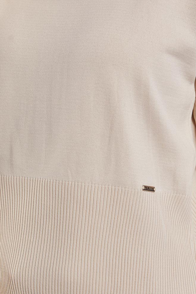 Tesettür giyim BEJ TRİKO KAZAK 45006 - ALVİNA