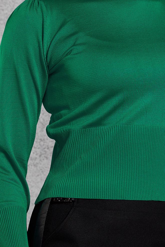 Tesettür giyim YEŞİL TRİKO KAZAK 45006 - ALVİNA