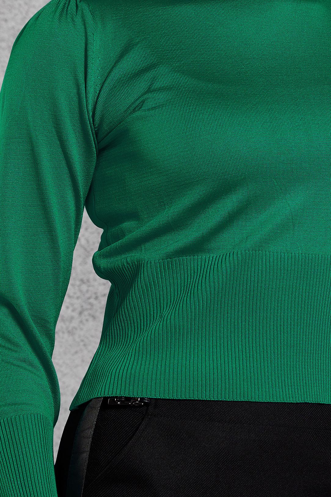 Tesettür giyim YEŞİL TRİKO KAZAK 45006