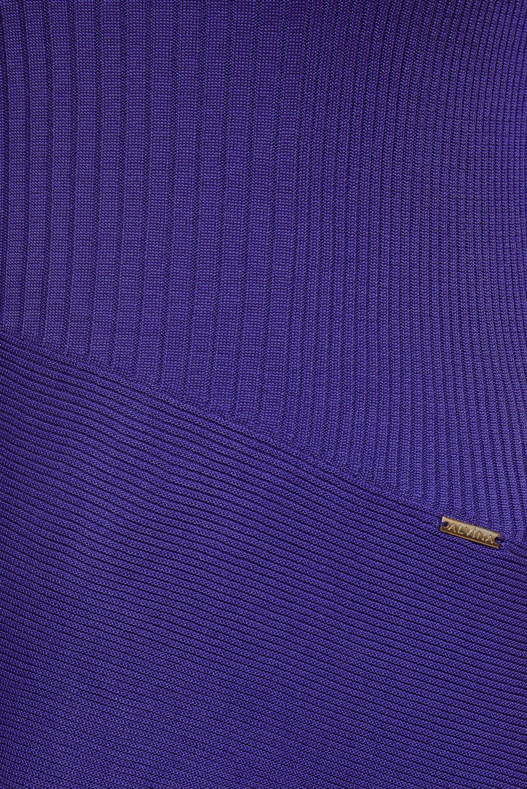 Tesettür giyim MOR ASİMETRİK KESİM TRİKO KAZAK 45008