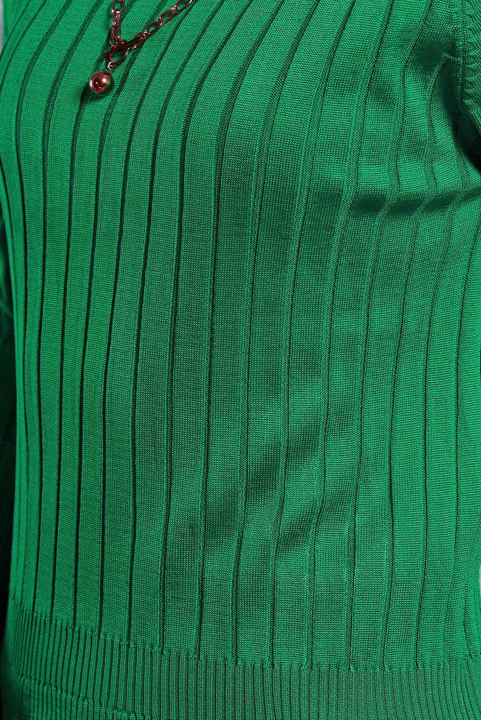 Vêtements hijab VERT PULL EN MAILLE DROIT 45009