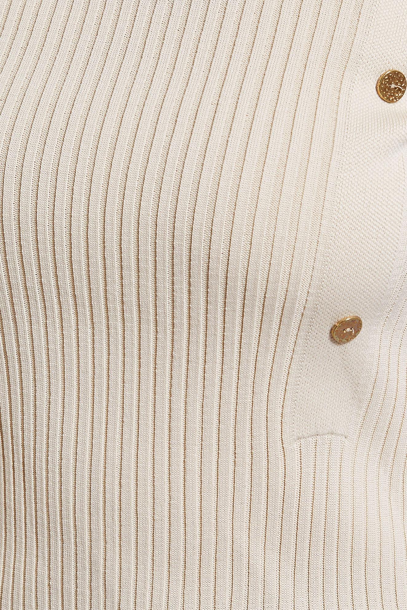 Tesettür giyim BEJ FİTİLLİ TRİKO KAZAK 45010