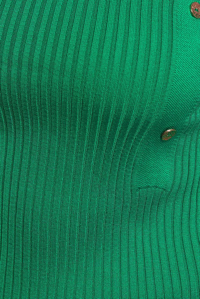 Vêtements hijab VERT PULL EN MAILLE CÔTELÉE 45010 - ALVİNA