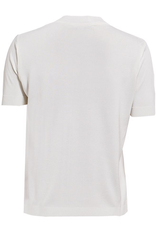 Hijab clothing WHITE KNITWEAR SHORT-SLEEVE SWEATER 45019 - ALVİNA