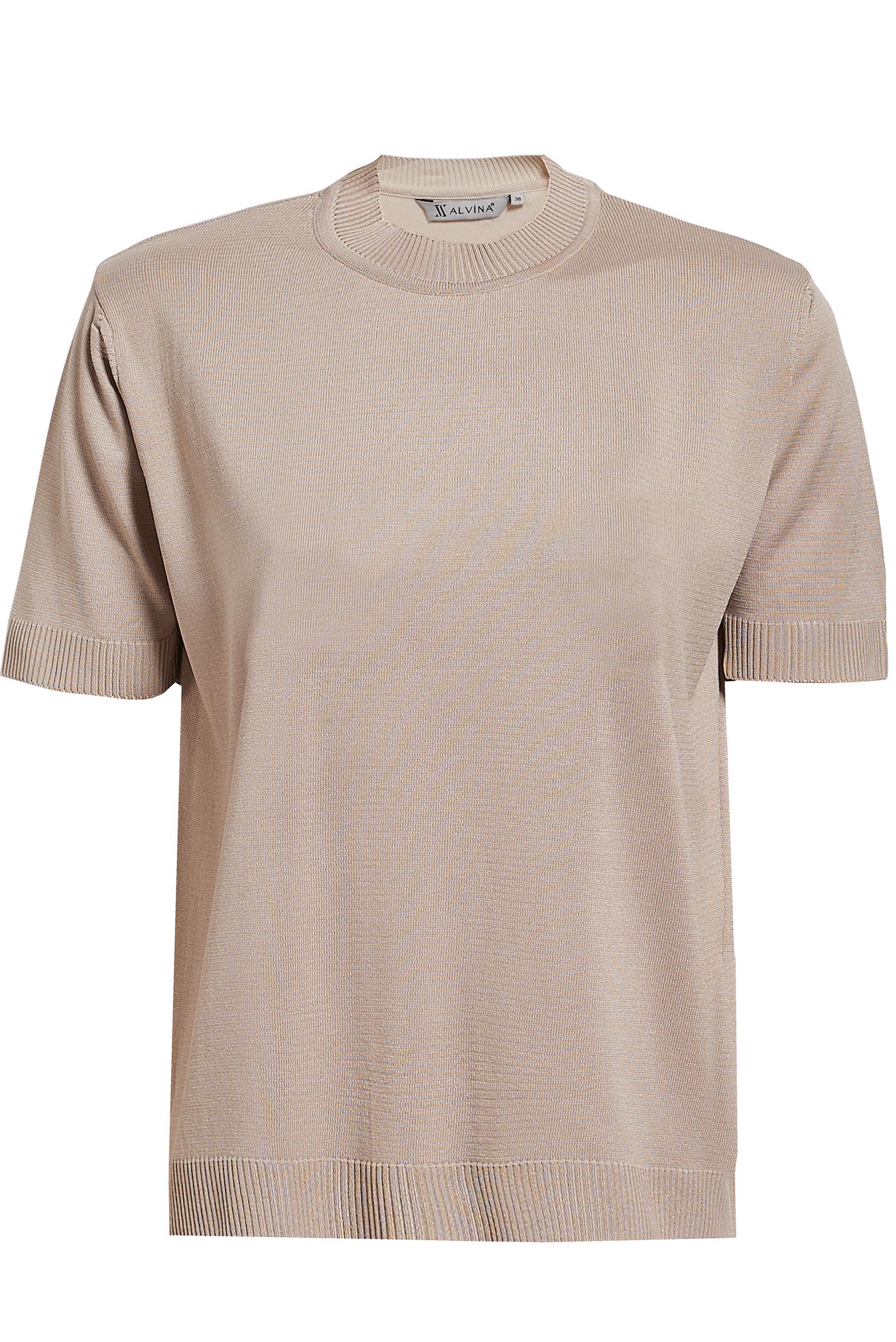 Tesettür giyim BEJ KISA KOLLU TRİKO KAZAK 45019