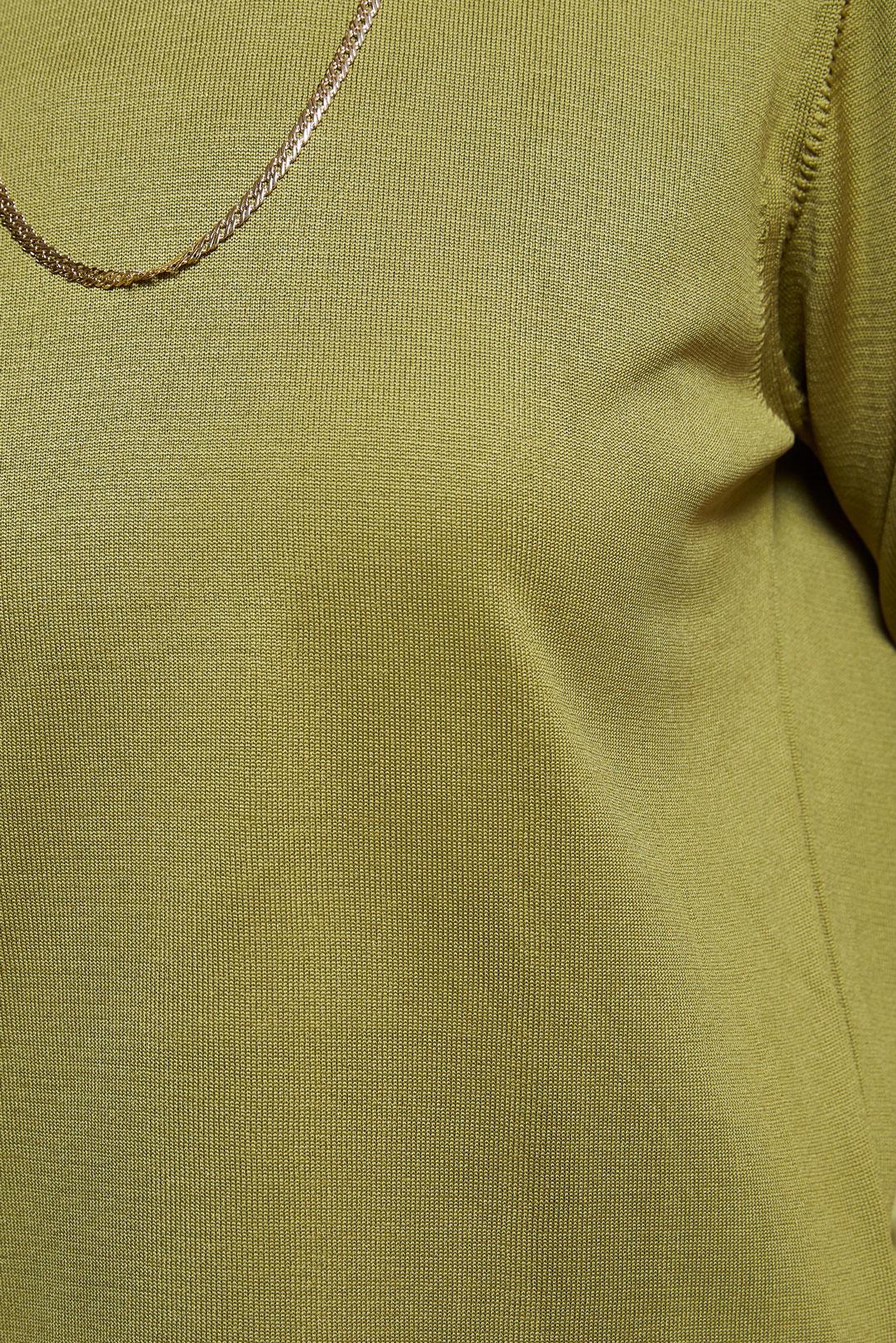 Tesettür giyim YEŞİL DÜZ TRİKO KAZAK 45020