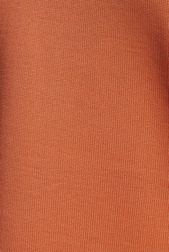 Hijab clothing ORANGE STRAIGHT KNITWEAR SWEATER 45020 - ALVİNA