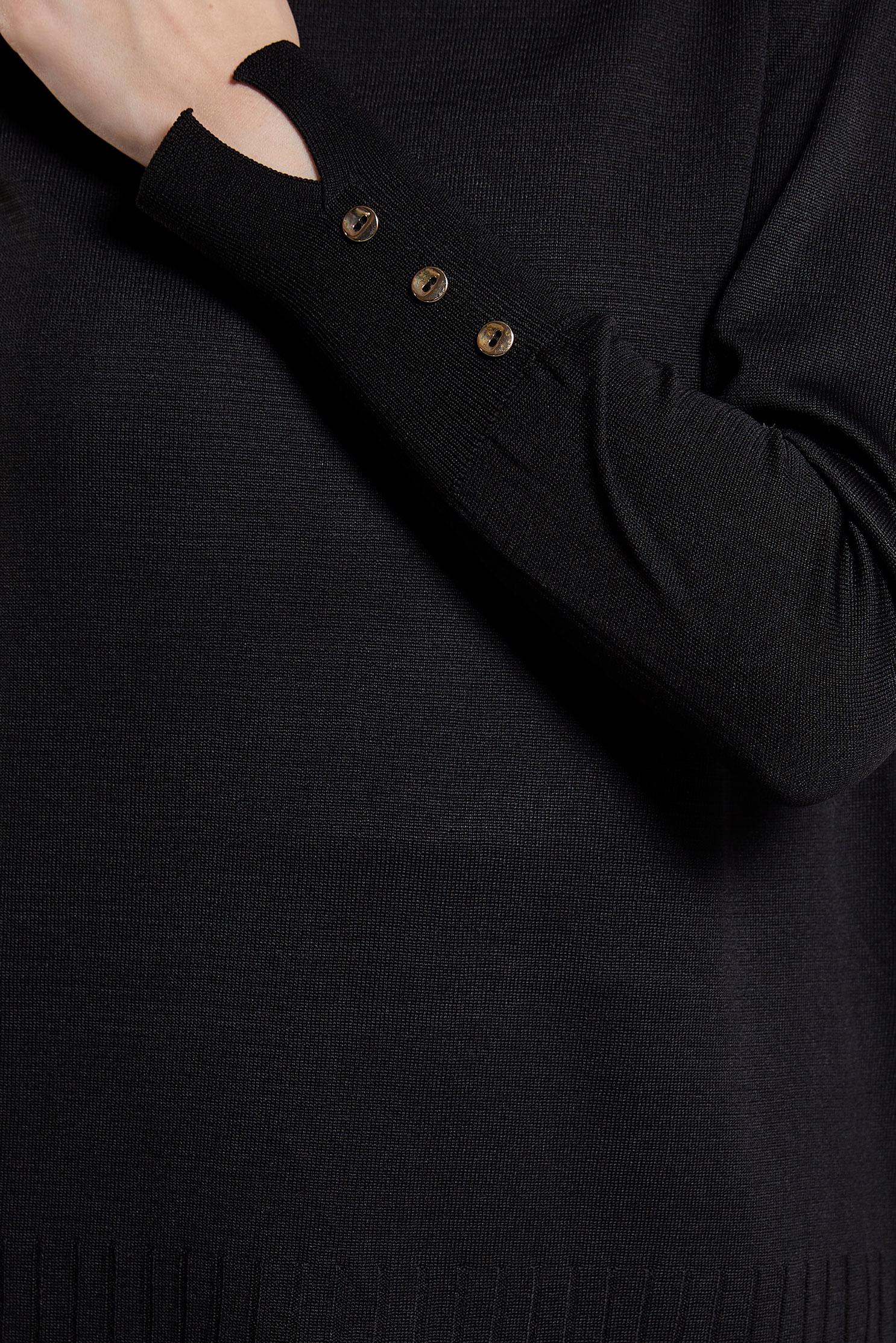 Tesettür giyim SİYAH TRİKO KAZAK 45021